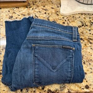 Hudson Jeans Dark Blue Cropped Denim